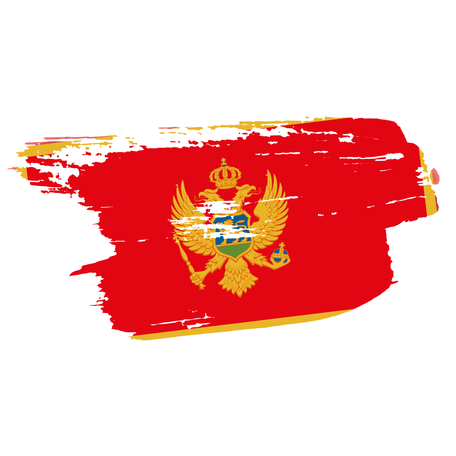 Montenegro flag png