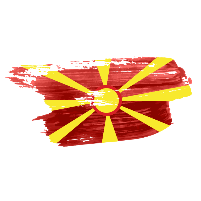 North Macedonia flag png