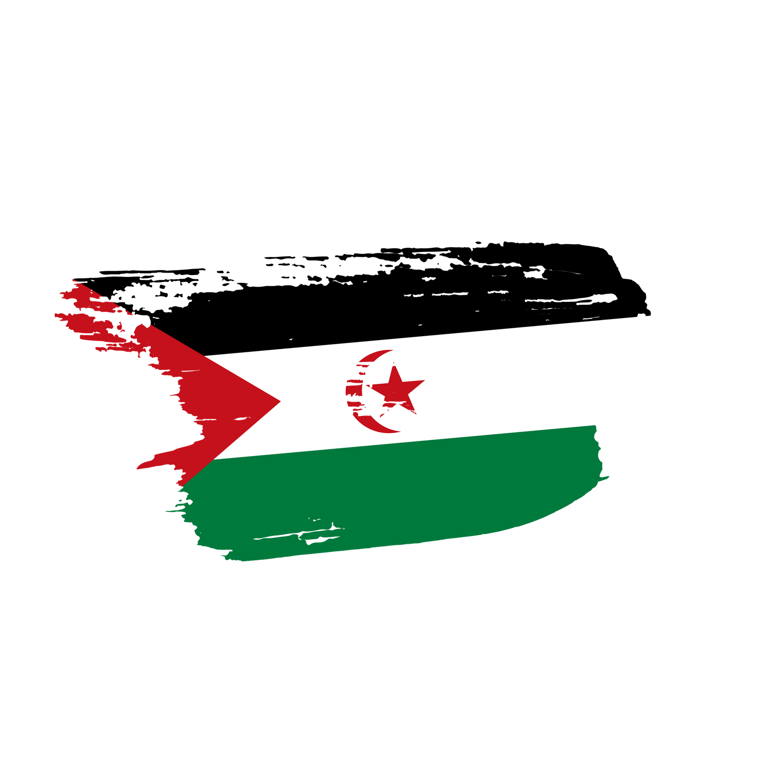 Western Sahara flag png
