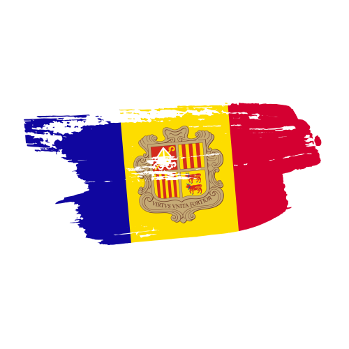 Free download Andorra flag png clipart icon transparent background