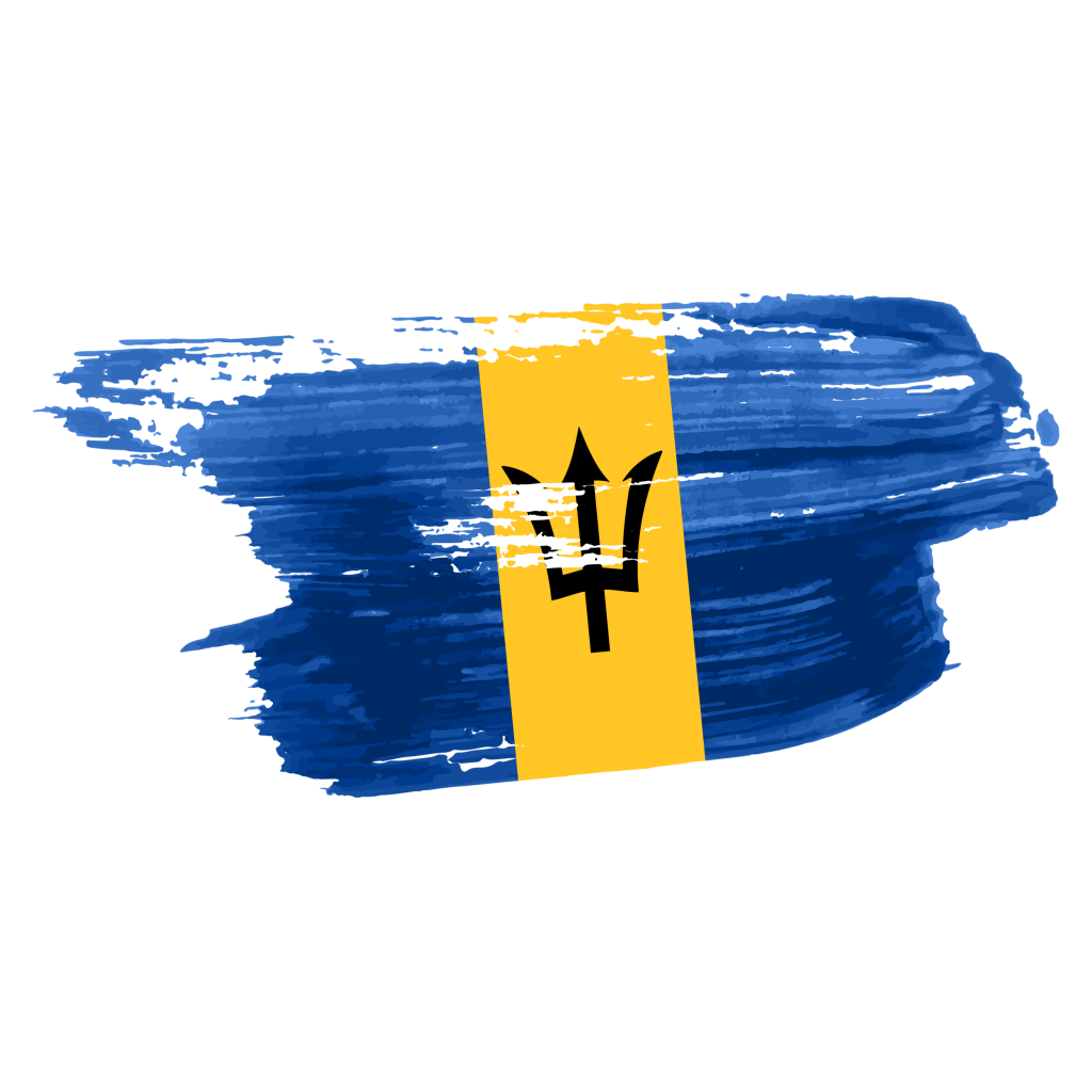 barbados flag png
