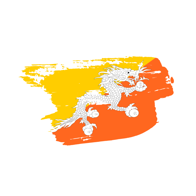 bhutan flag png