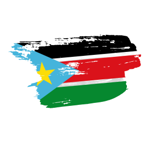 south sudan flag png