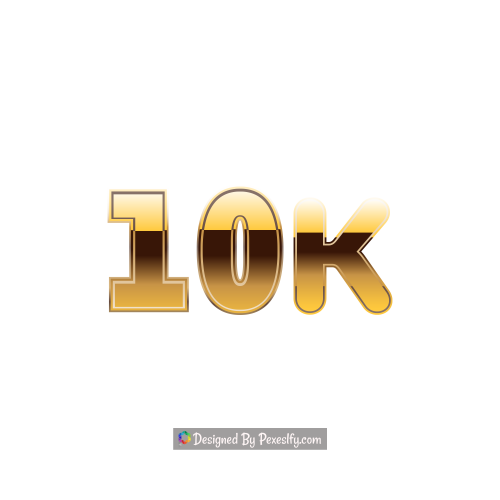 3d golden luxury 10k png transparent background banner cover design