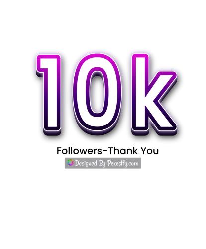 thank you 10k followers png transparent background