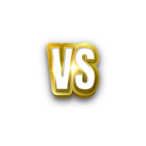 3d VS or versus png transparent letter golden text Vector Illustration clipart