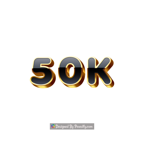 3d luxury golden black 50k png transparent background banner cover design