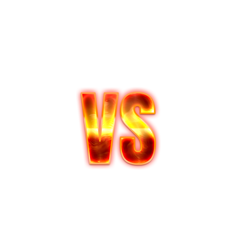 fire VS or versus png transparent green gaming letter text Vector Illustration clipart