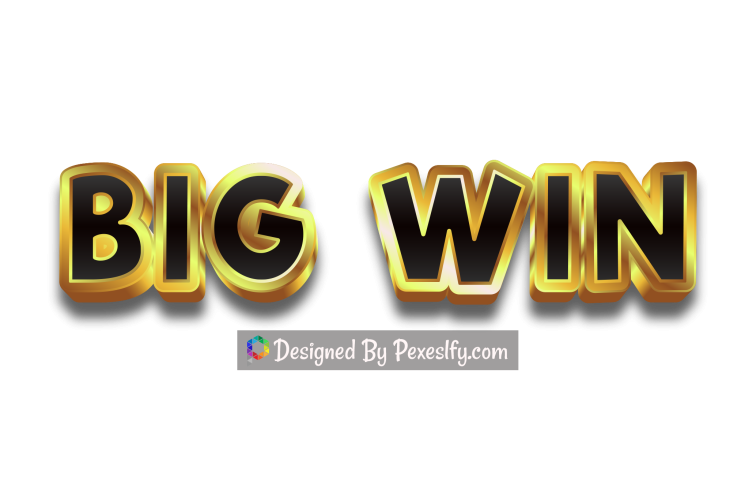 big win png transparent background banner