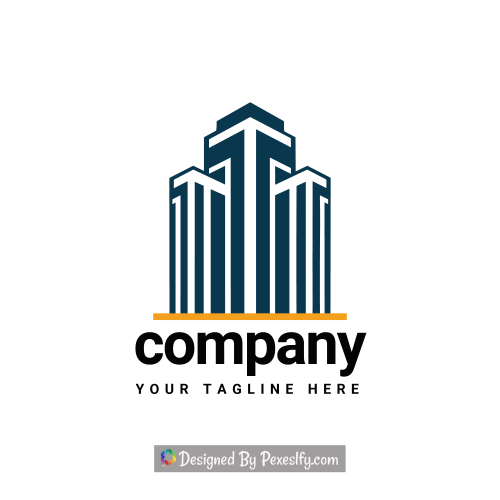 create real estate construction company logo png transparent background