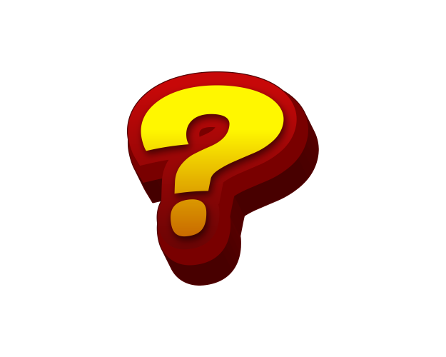 3d question mark png transparent background