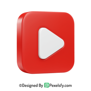 Classic YouTube Logo PNG Transparent, 3d You