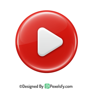 Circle YouTube Logo PNG Transparent, 3d You