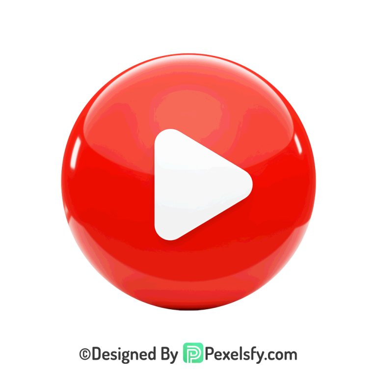Neon YouTube Logo PNG Transparent, 3d You