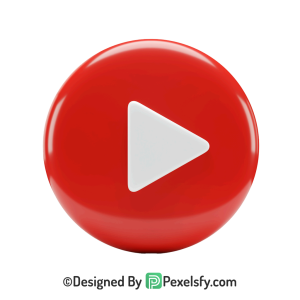 Retro YouTube Logo PNG Transparent, 3d You