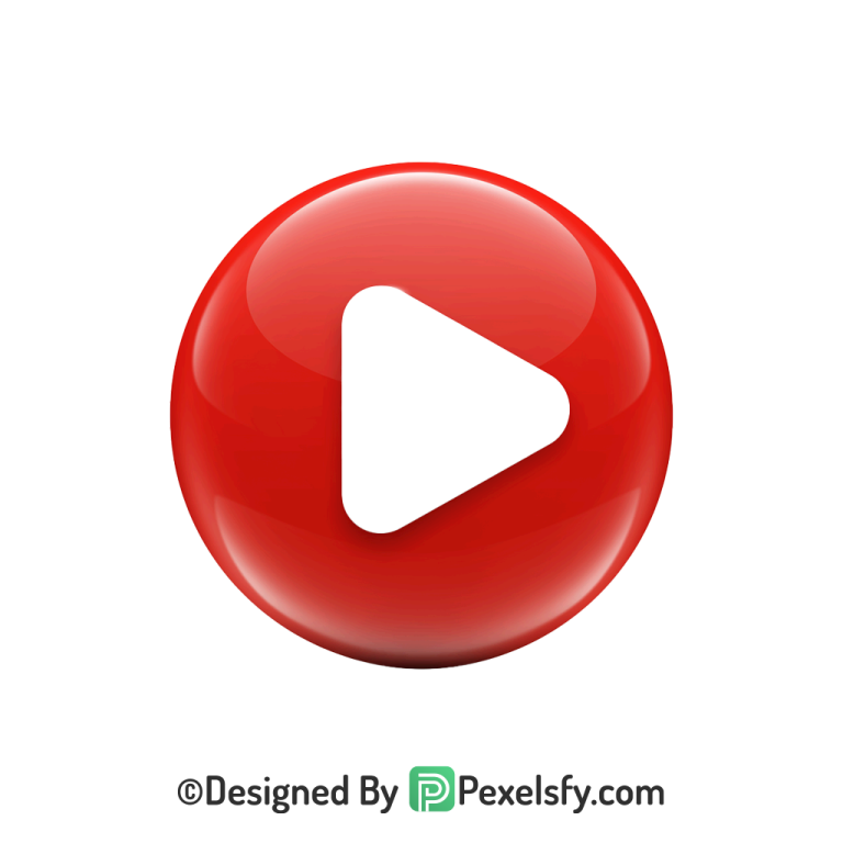 Basic YouTube Logo PNG Transparent, 3d You