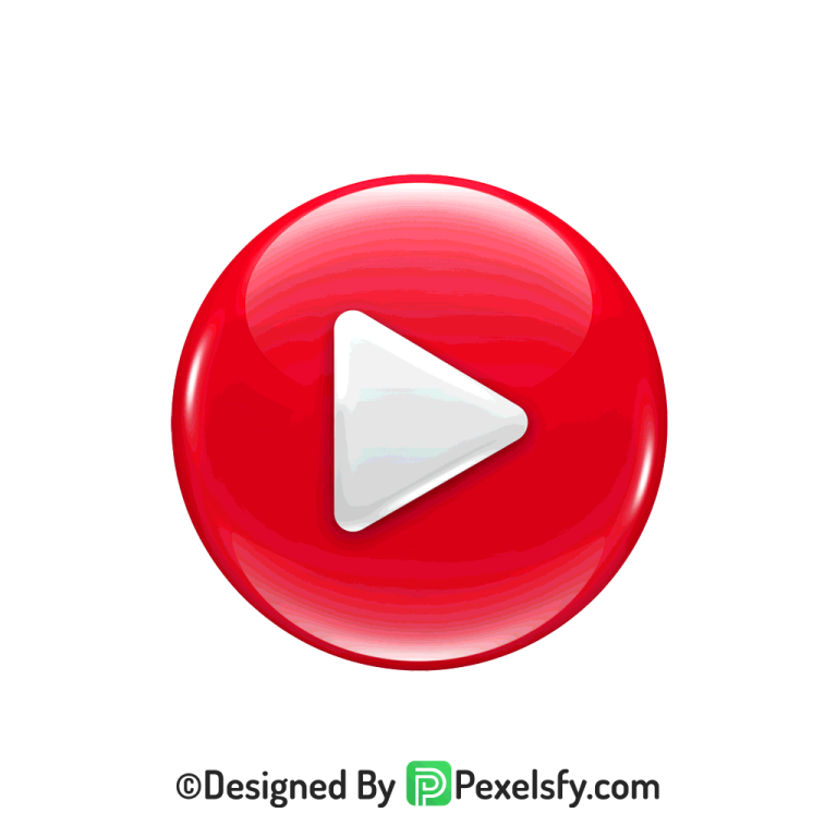 Bold YouTube Logo PNG Transparent, 3d You