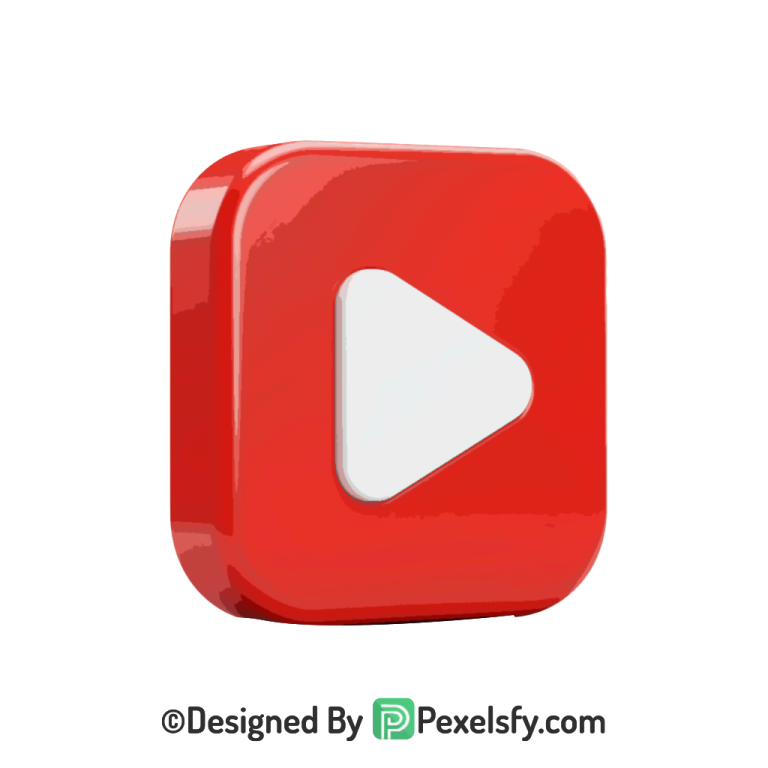 Vector YouTube Logo PNG Transparent, 3d You