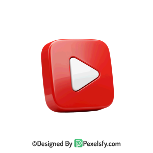 3D YouTube Logo PNG Transparent, 3d You