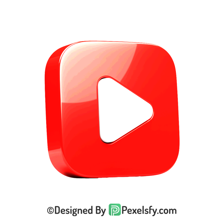 Transparent YouTube Logo PNG Transparent, 3d You