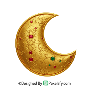 Elegant Eid al Adha Mubarak PNG Design,