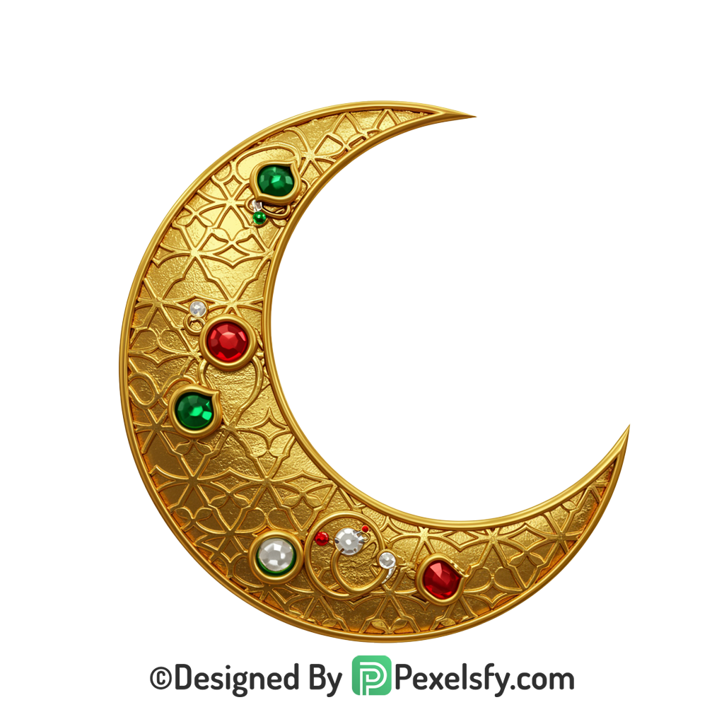 Glowing Eid al Adha PNG Art Design,