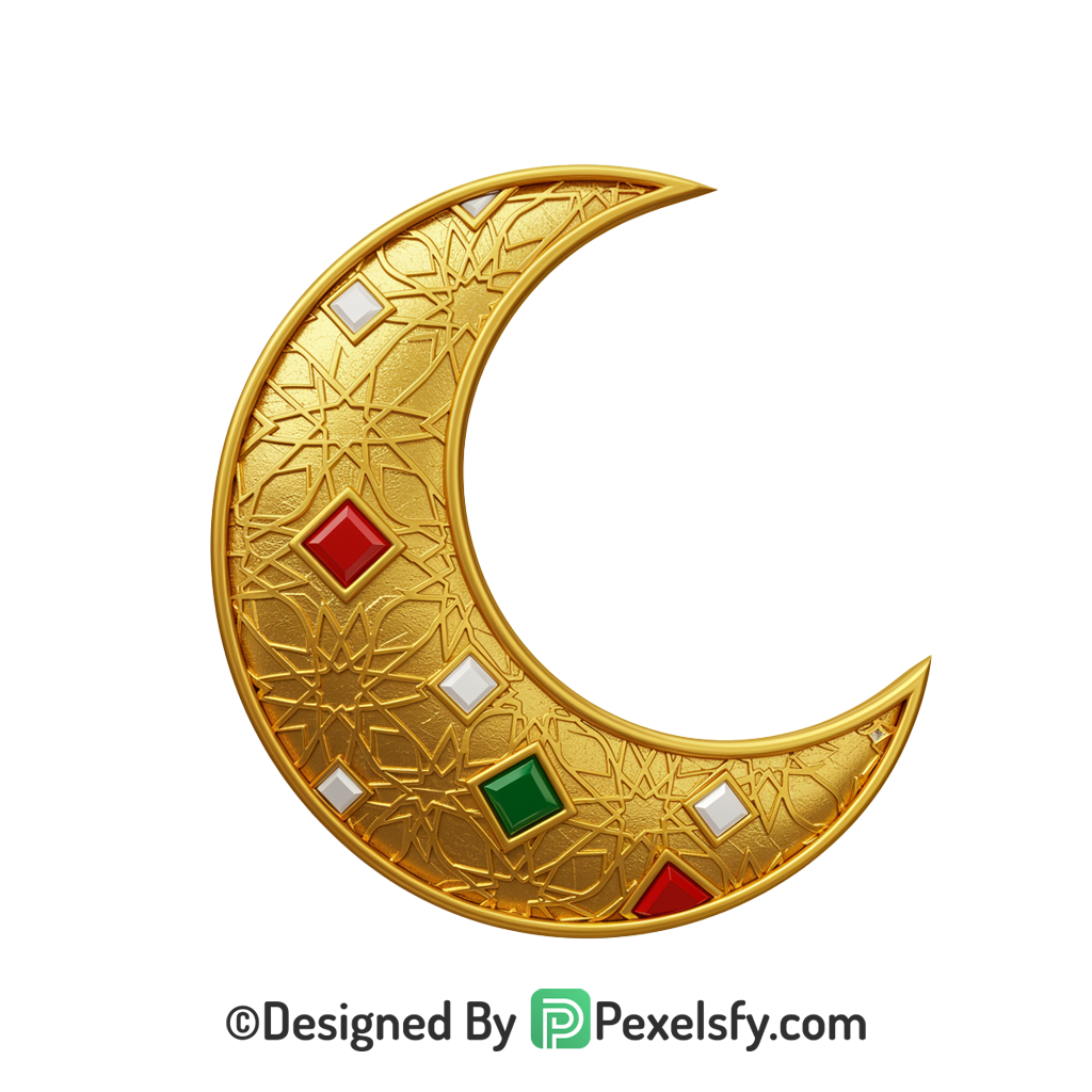 Joyful Eid al Adha PNG Card Graphic,
