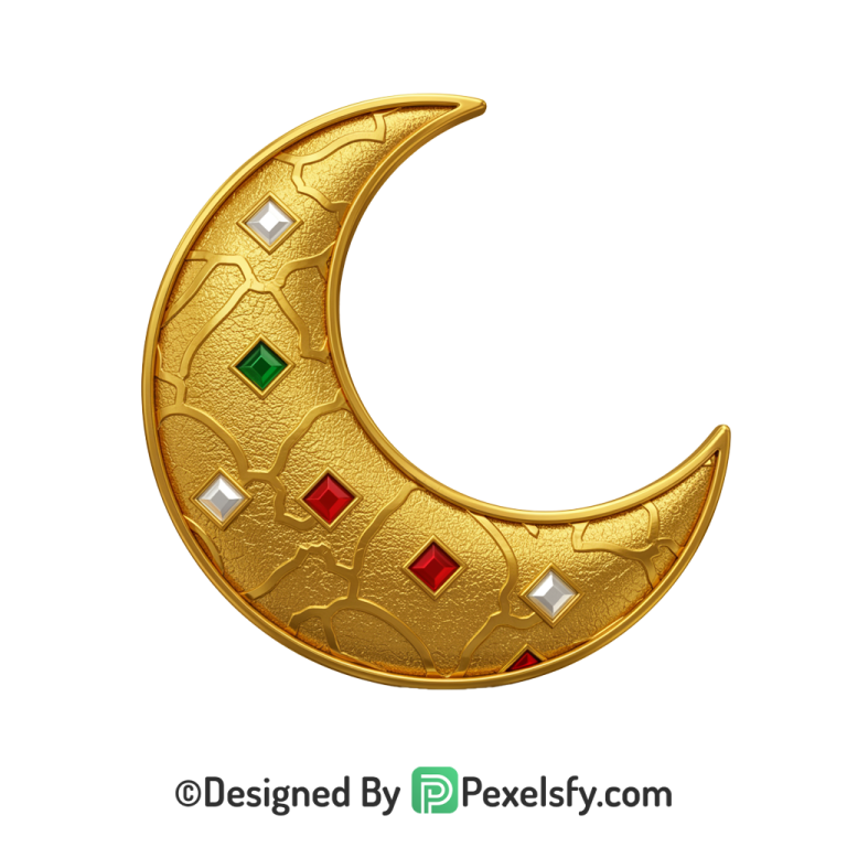 Moon Eid al Adha PNG Card Art,