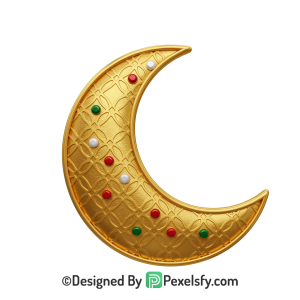 Graphic Eid al Adha PNG Moon Template,