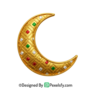 Mosque View Eid al Adha PNG Card,