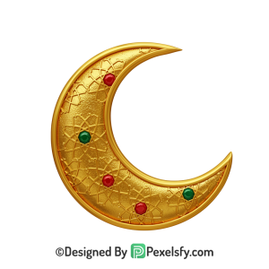 Stylish Eid al Adha PNG Design Element,