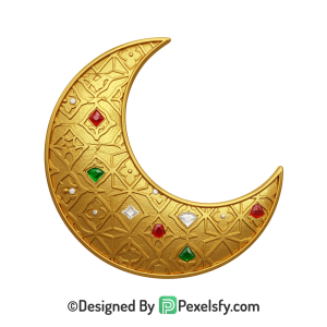 Royal Gold Eid al Adha PNG File,