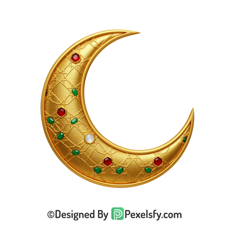 Gold Theme Eid al Adha PNG Banner,