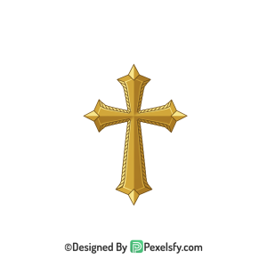 Jesus Symbol PNG Transparent Cross, 3d Golden