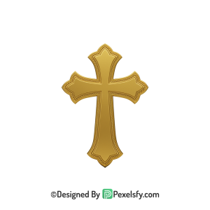Worship Symbol PNG Transparent Cross, 3d Golden