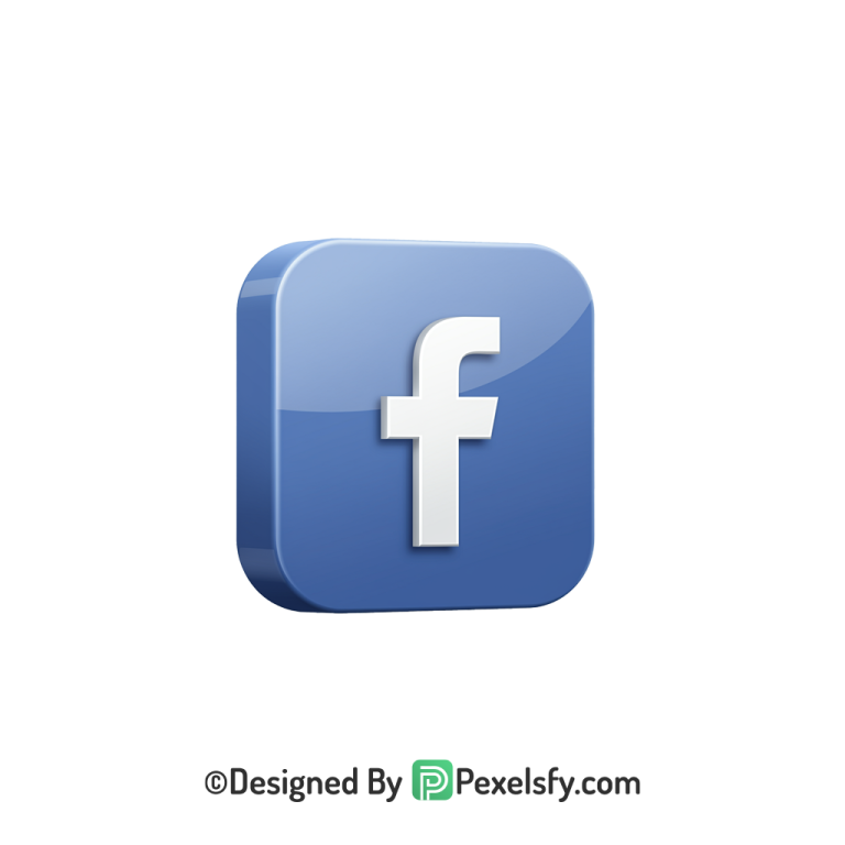 Facebook Logo PNG Transparent Vector Design, social