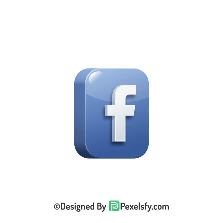 Facebook Logo PNG Transparent Clean Layout, social