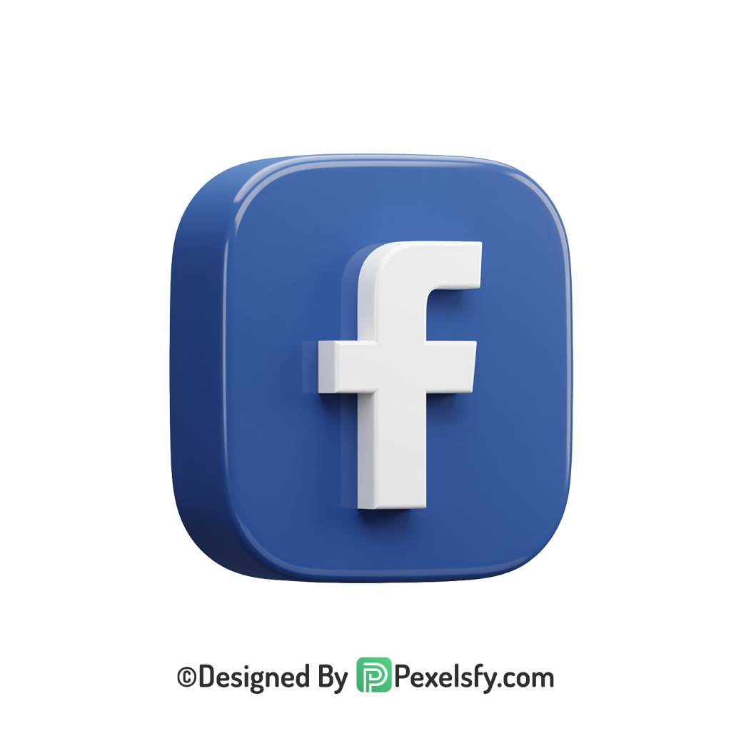 Simple Facebook Logo PNG Transparent, social media