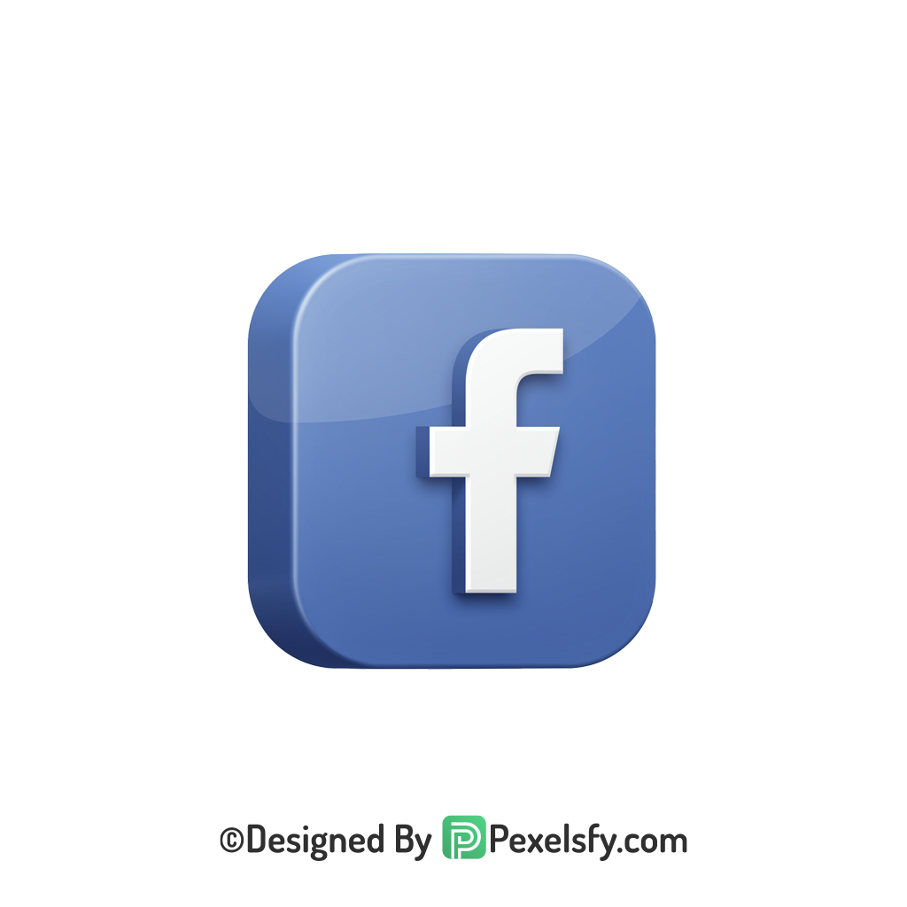 Facebook Logo PNG Transparent Template, social media