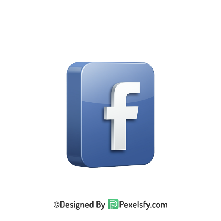 Facebook Logo PNG Transparent Editable Clipart, social