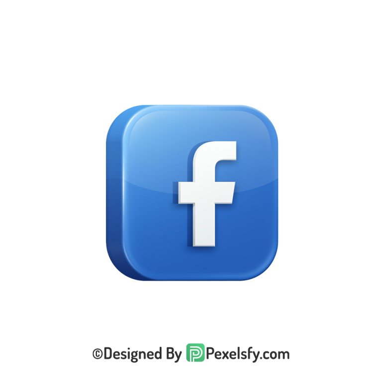 Facebook Logo PNG Transparent Light Design, social