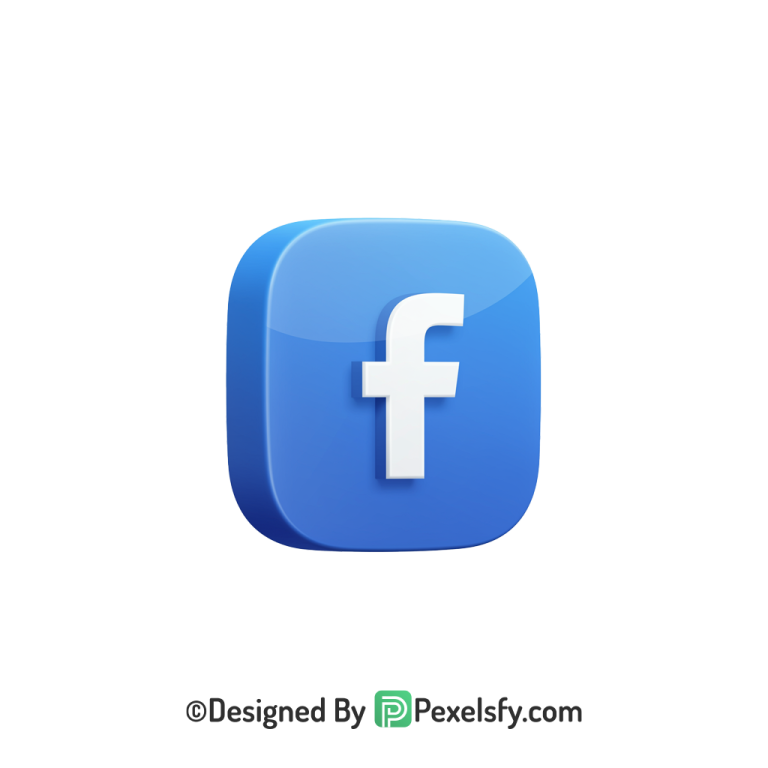 Facebook Logo PNG Transparent Stylish Look, social