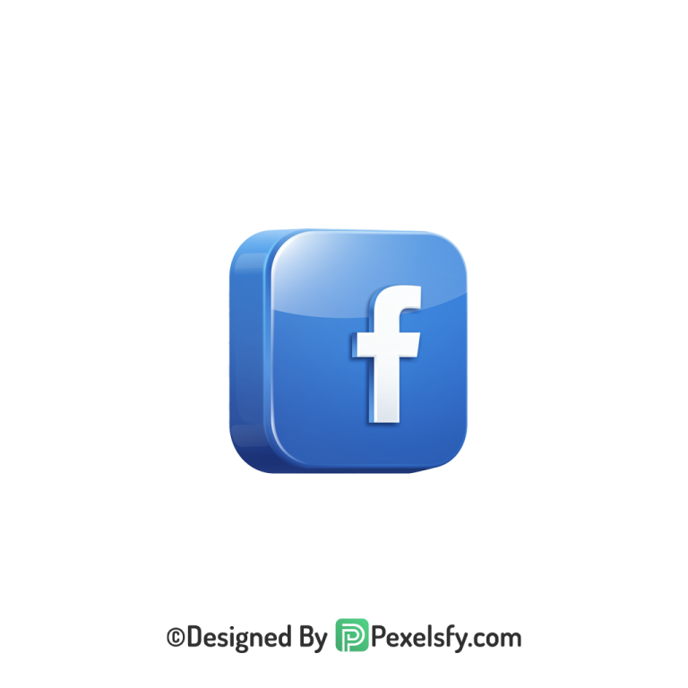Clean Facebook Logo PNG Transparent, social media