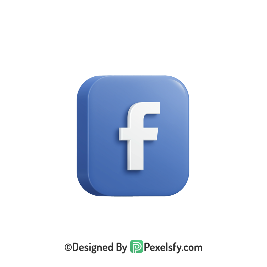 Facebook Logo PNG Transparent Vector Clipart, social
