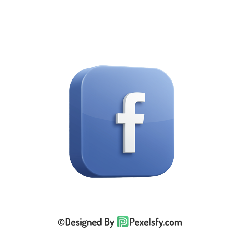 Facebook Logo PNG Transparent Clean Artwork, social