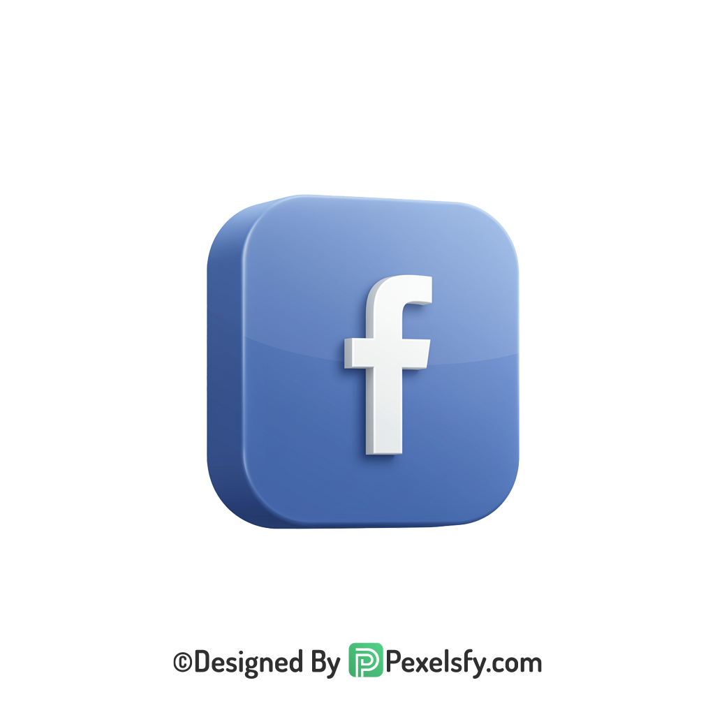 Facebook Logo PNG Transparent Clean Artwork, social