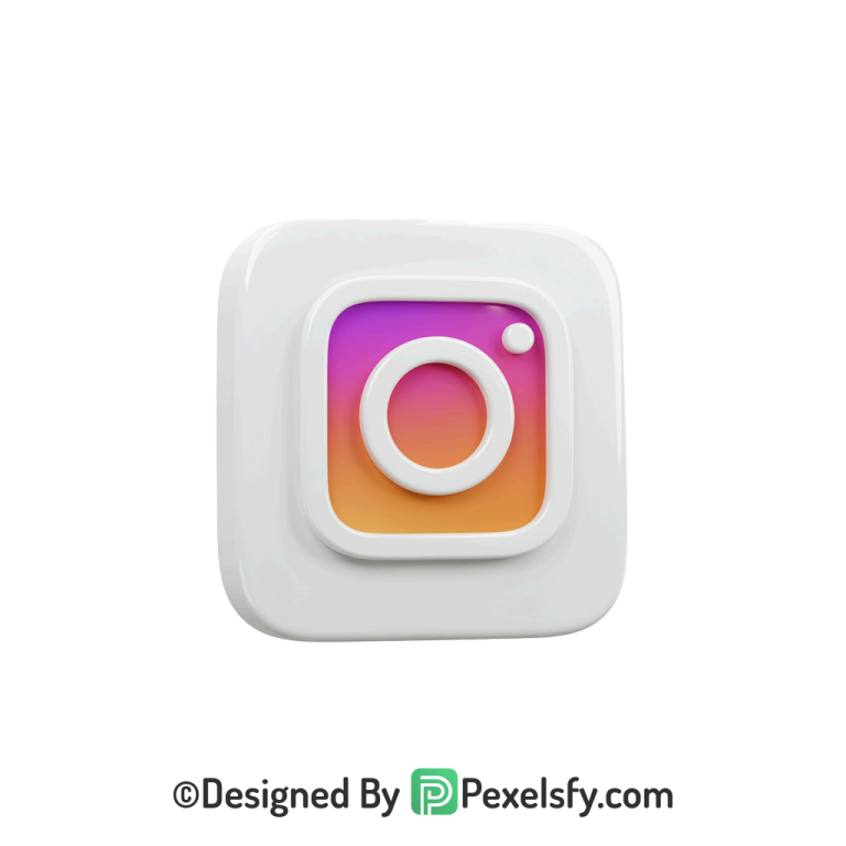 Official Instagram Logo PNG Transparent, Instagram 3d