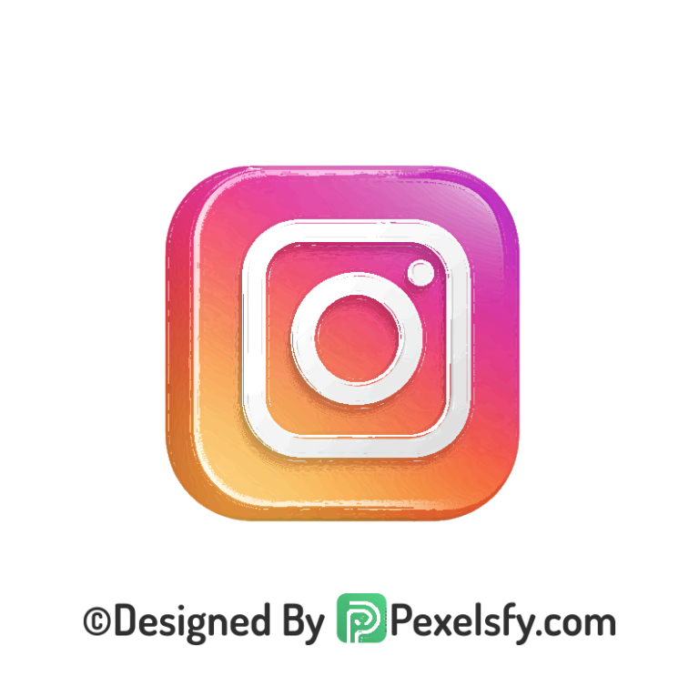 Gradient Instagram Logo PNG Transparent, Instagram 3d