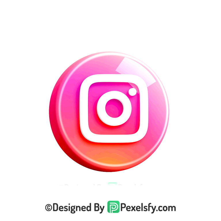 Professional Instagram Logo PNG Transparent, Instagram 3d
