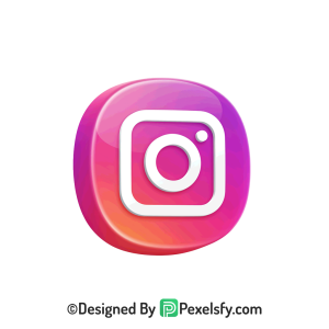 3D Look Instagram Logo PNG Transparent, Instagram
